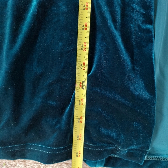 Vintage Robbie Bee Velvet Maxi Dress Size 6 - Picture 7 of 9